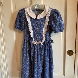 Vintage Forget me Not dress
